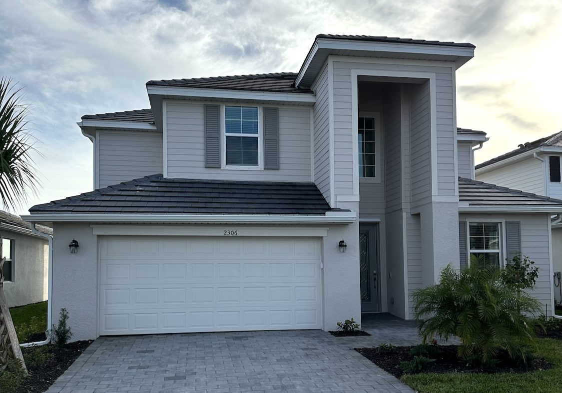 new construction home in naples exterior